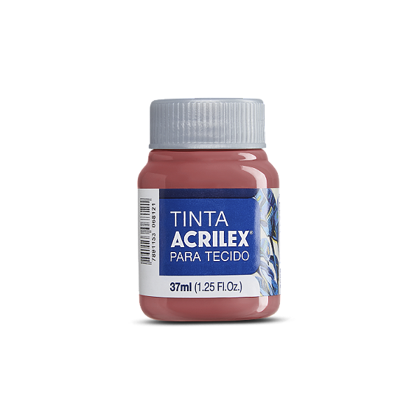 Tinta Acrilex Para Tecido Fosca Cor 828 Rosa Antigo 37ml