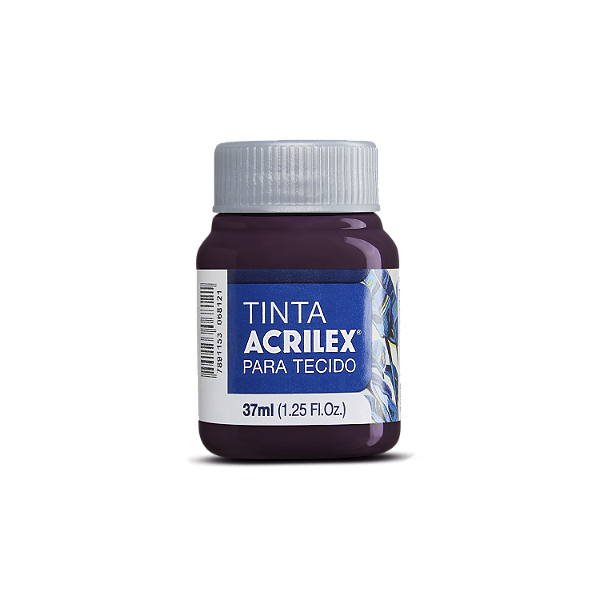 Tinta Acrilex Para Tecido Fosca Cor 996 Berinjela 37ml