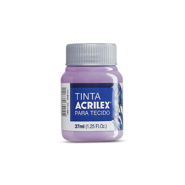 Tinta Acrilex Para Tecido Fosca Cor 638 Flor de Malva 37ml