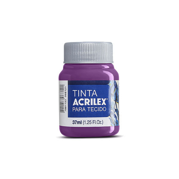 Tinta Acrilex Para Tecido Fosca Cor 998 Amora 37ml