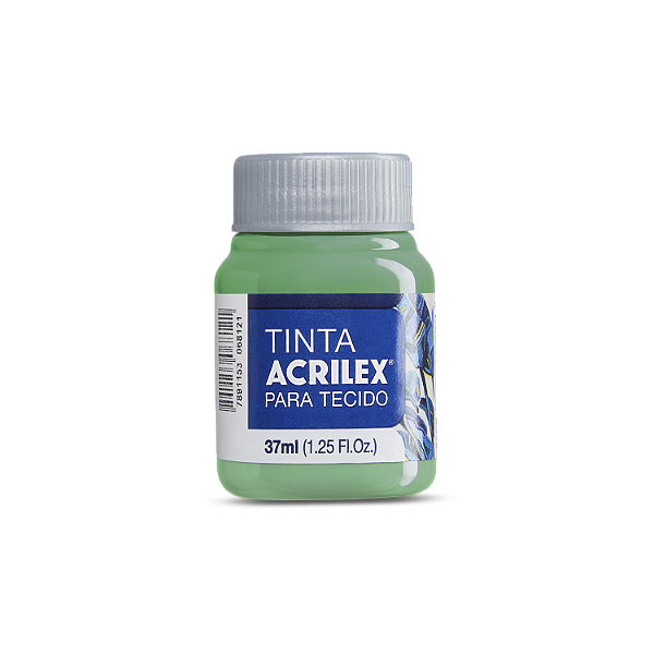 Tinta Acrilex Para Tecido Fosca Cor 594 Verde Seco 37ml