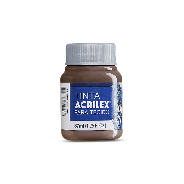 Tinta Acrilex Para Tecido Fosca Cor 807 Jacarandá 37ml