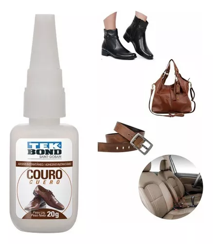 Adesivo Instantâneo Couro E Calçados 20g- Média Viscosidade -Tekbond