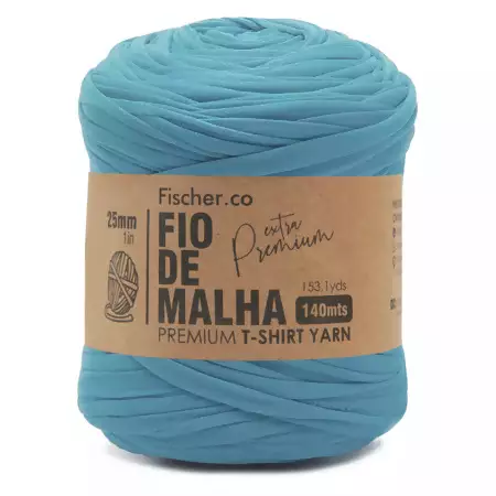 Fio De Malha Extra Premium Cor 01-Azul Bonde Cor Especial
