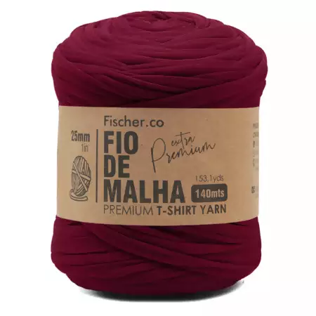 Fio De Malha Extra Premium Cor 86-Marsala Cor Especial