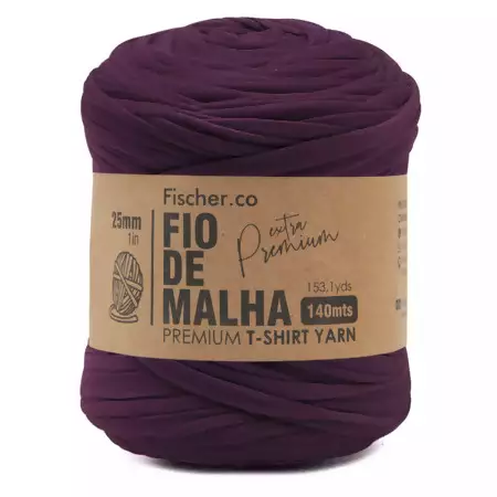 Fio De Malha Extra Premium Cor 30-Berinjela Cor Especial