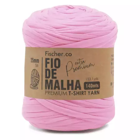 Fio De Malha Extra Premium Cor 04-Rosa