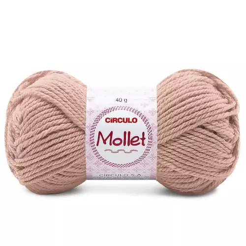 Lã Mollet Circulo 40gr Cor-3013-Glacê