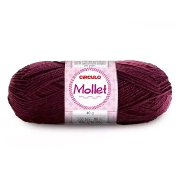 Lã Mollet Circulo 40gr Cor-3037-Rebu
