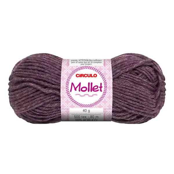 Lã Mollet Circulo 40gr Cor-6021-Tempestade
