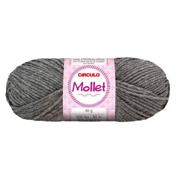 Lã Mollet Circulo 40gr Cor-7105-Águia