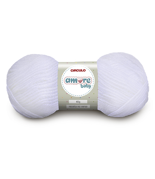 Lã Amore Baby 40gr Cor-10-Branco