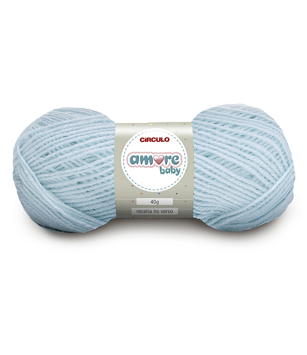 Lã Amore Baby 40gr Cor-250-Hortência Azul