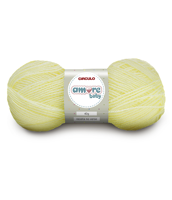 Lã Amore Baby 40gr Cor-325-Amarelo Candy
