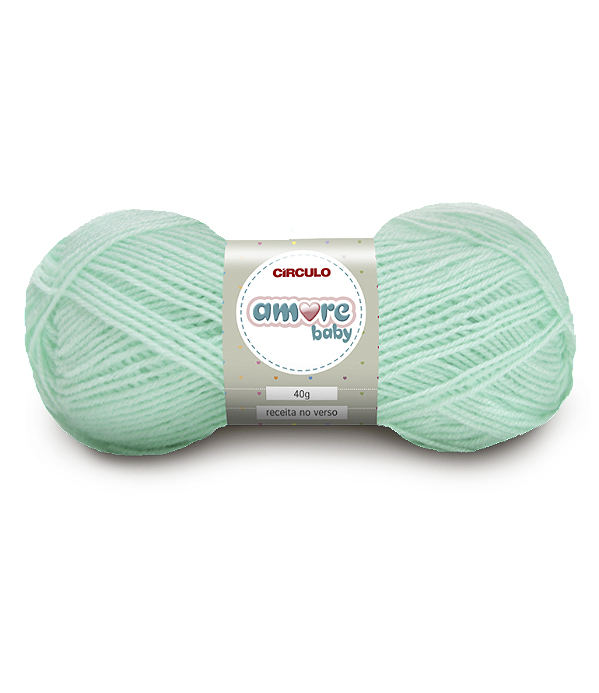 Lã Amore Baby 40gr Cor-550-Verde Candy