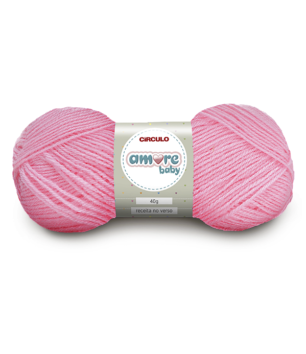 Lã Amore Baby 40gr Cor-769-Chiclete