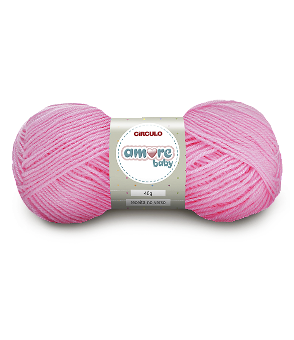 Lã Amore Baby 40gr Cor-3125-Rosa Quartzo