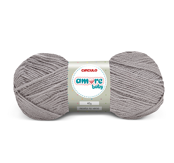 Lã Amore Baby 40gr Cor-8088-Polar