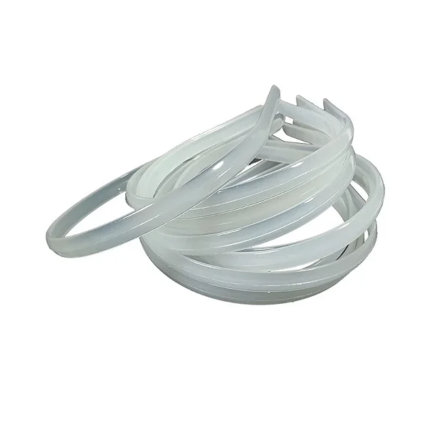 Tiara Silicone Para Encapar 15mm -Cor-Transparente-Com 12 unidades