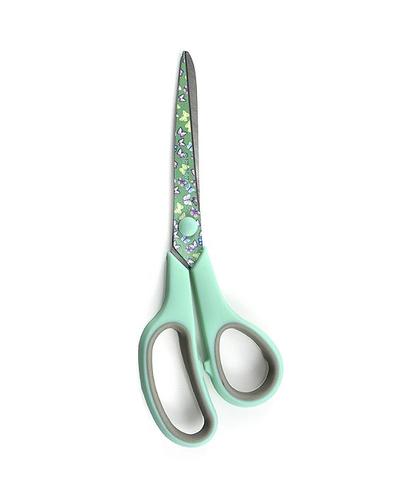 Tesoura Comfort Estampa Borboleta 8,5 Com 21,5 cm Circulo