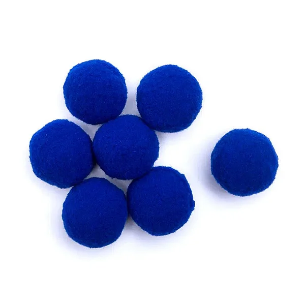 Pompom Solto 10mm-Cor-18 Royal-Com 100 unidades