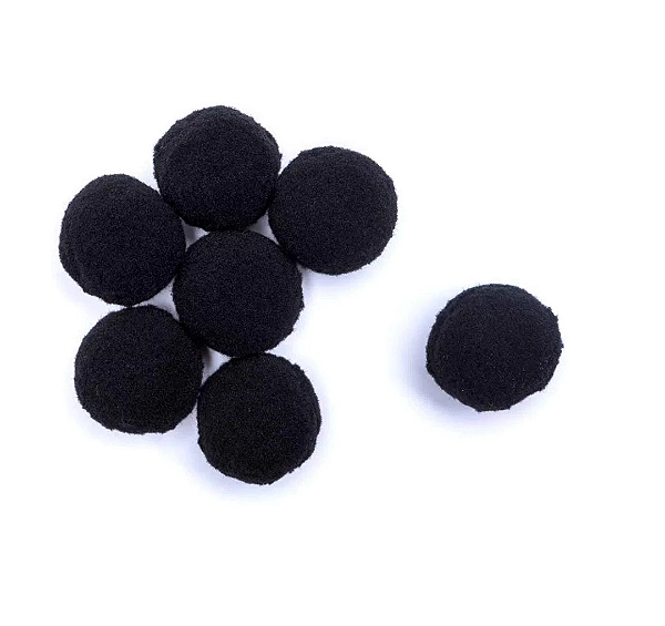 Pompom Solto 20mm-Cor-310 Preto-Com 100 unidades
