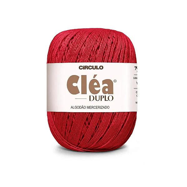 Cléa Duplo-Cor-3402 Vermelho Circulo-150g