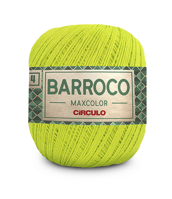 Barroco MaxColor nº4 200g Cor 5583-Verde Limão