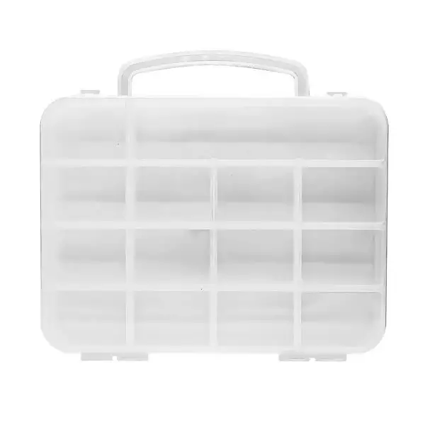 Maleta Organizadora C/14 Divisórias-Cor-Branco
