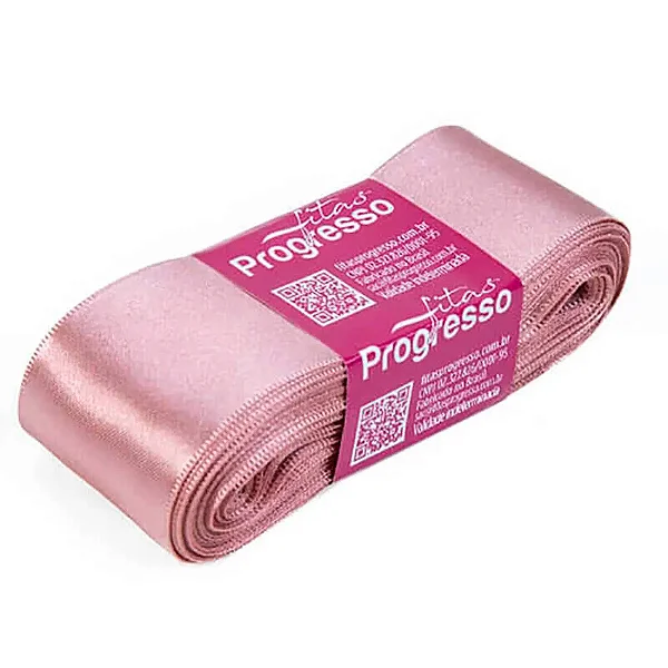 Fita de Cetim 38mm-Cor 1143-Rosa Velho c/ 10metros
