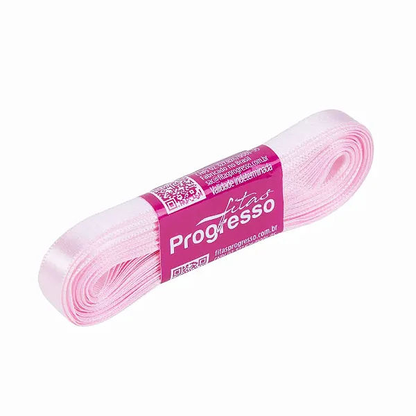 Fita de Cetim 15mm- Cor 310-Rosa Bebê c/ 10metros