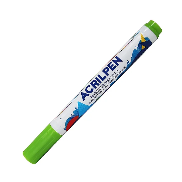 Caneta Acrilpen Acrilex Cor-510-Verde Folha