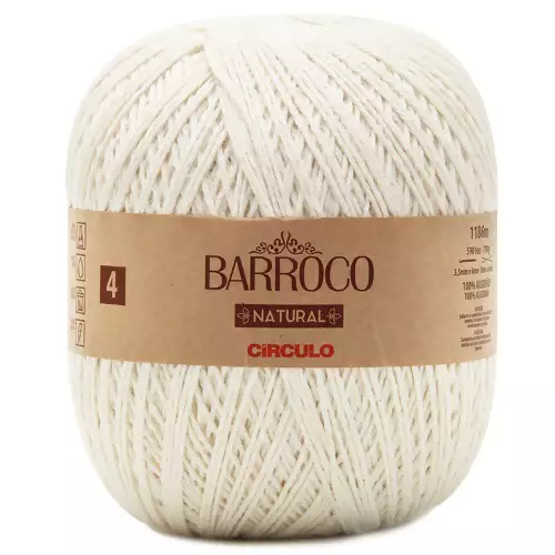 Barroco Natural N°4 Cor-20-Natural 700g