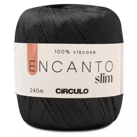 Linha Encanto Slim Cor-8990-Preto 240mts