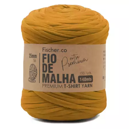Fio De Malha Extra Premium Cor 24-Mostarda Cor Especial