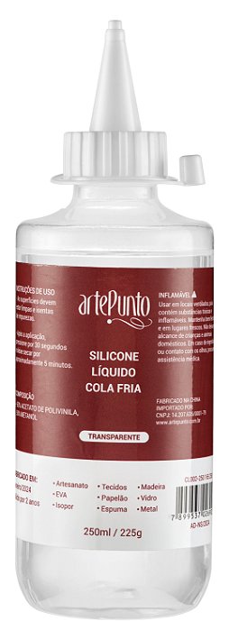 Cola Fria Silicone Líquido 250ml  Ref: CL002-250
