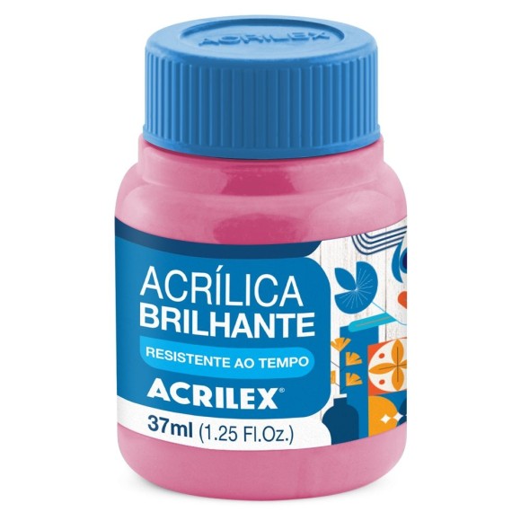 Acrílica Brilhante Cor-537-Rosa 37ml