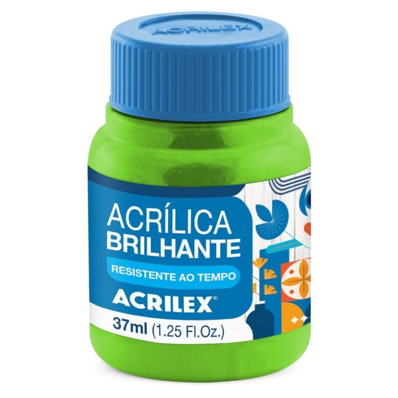 Acrílica Brilhante Cor-510-Verde Folha 37ml