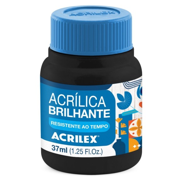 Acrílica Brilhante Cor-520-Preto 37ml