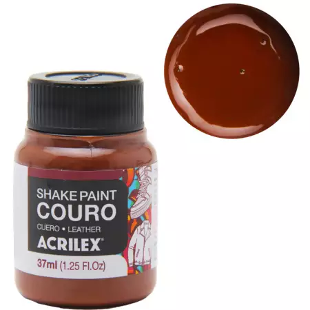 Tinta Shake Paint Couro Acrilex Cor-531-Marrom