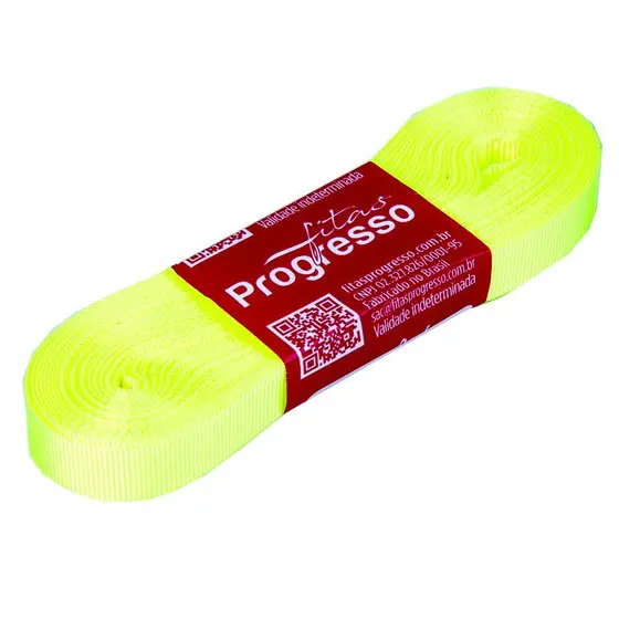Fita De Gorgurão 11mm Cor-280-Verde Cítrico