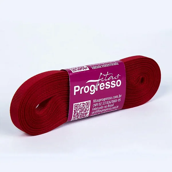 Fita De Gorgurão 07mm Cor-209-Vermelho