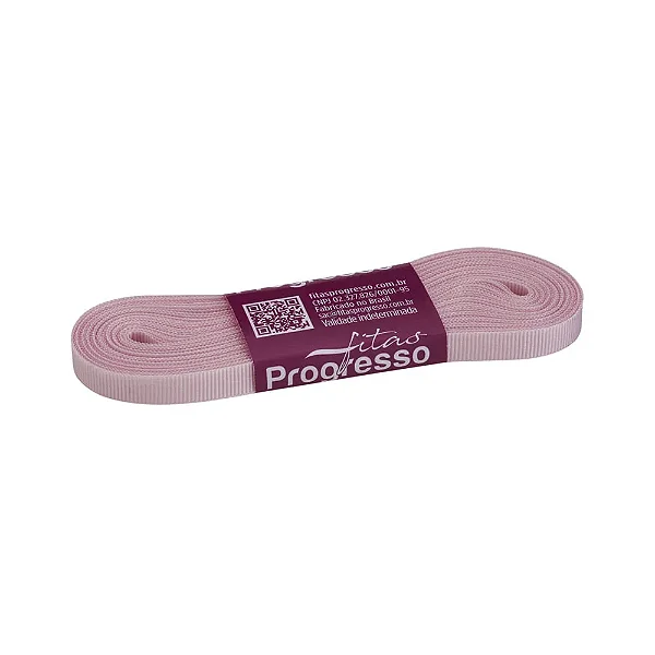 Fita De Gorgurão 07mm Cor-206-Rosa Claro