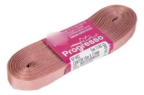 Fita De Gorgurão 11mm Cor-1143-Rosa Velho