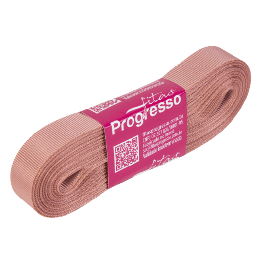 Fita De Gorgurão 15mm Cor-1143-Rosa Velho