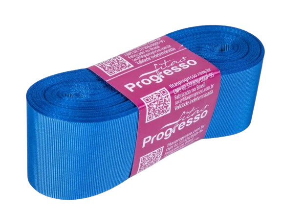Fita De Gorgurão 38mm Cor-214-Azul Royal