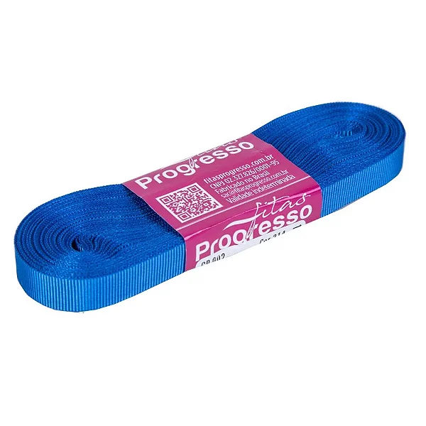 Fita De Gorgurão 11mm Cor-214-Azul Royal