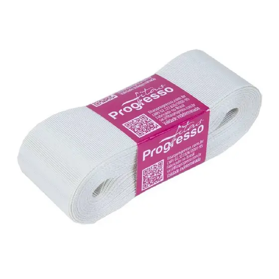 Fita De Gorgurão 38mm Cor-690-Off White