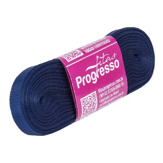 Fita De Gorgurão 07mm Cor-215-Azul Marinho