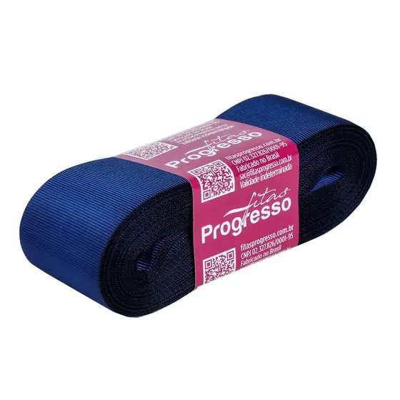 Fita De Gorgurão 38mm Cor-215-Azul Marinho